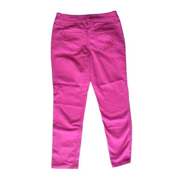 Spirited Randolph Duke Jeans Size 12 Pink / Fuschia Zipper and Double Button - Picture 3 of 12